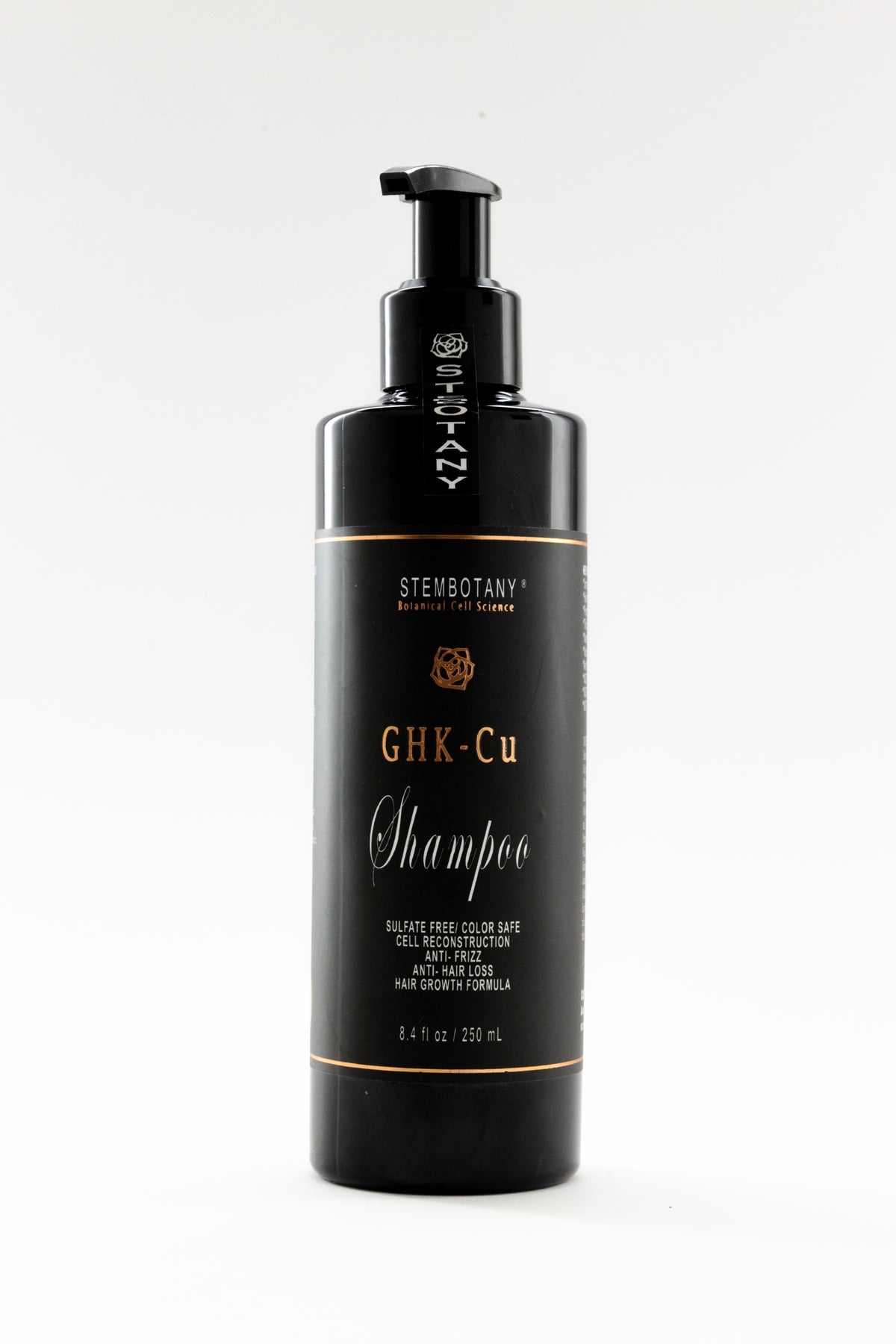 Stembotany GHK-Cu shampoo, 250 mL pump bottle